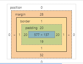 検証ツールのmargin、border、padding、widthとheightがパット見でわかる